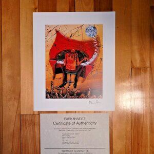 Marcus Glenn “Keys to the Soul” Signed Lithograph with COA 12" x 10"